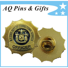 Metallpolizei-Abzeichen für Offiziersabzeichen für New York State (Abzeichen-121)